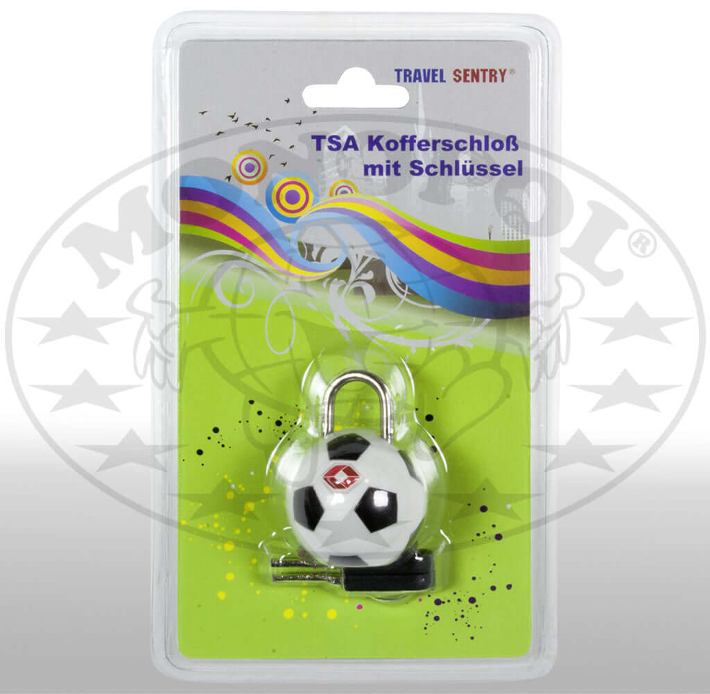 Kofferschloss / TSA-Schloss Fußball