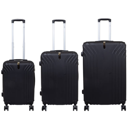 Set di valigie ABS 3 pezzi Palma24 nero