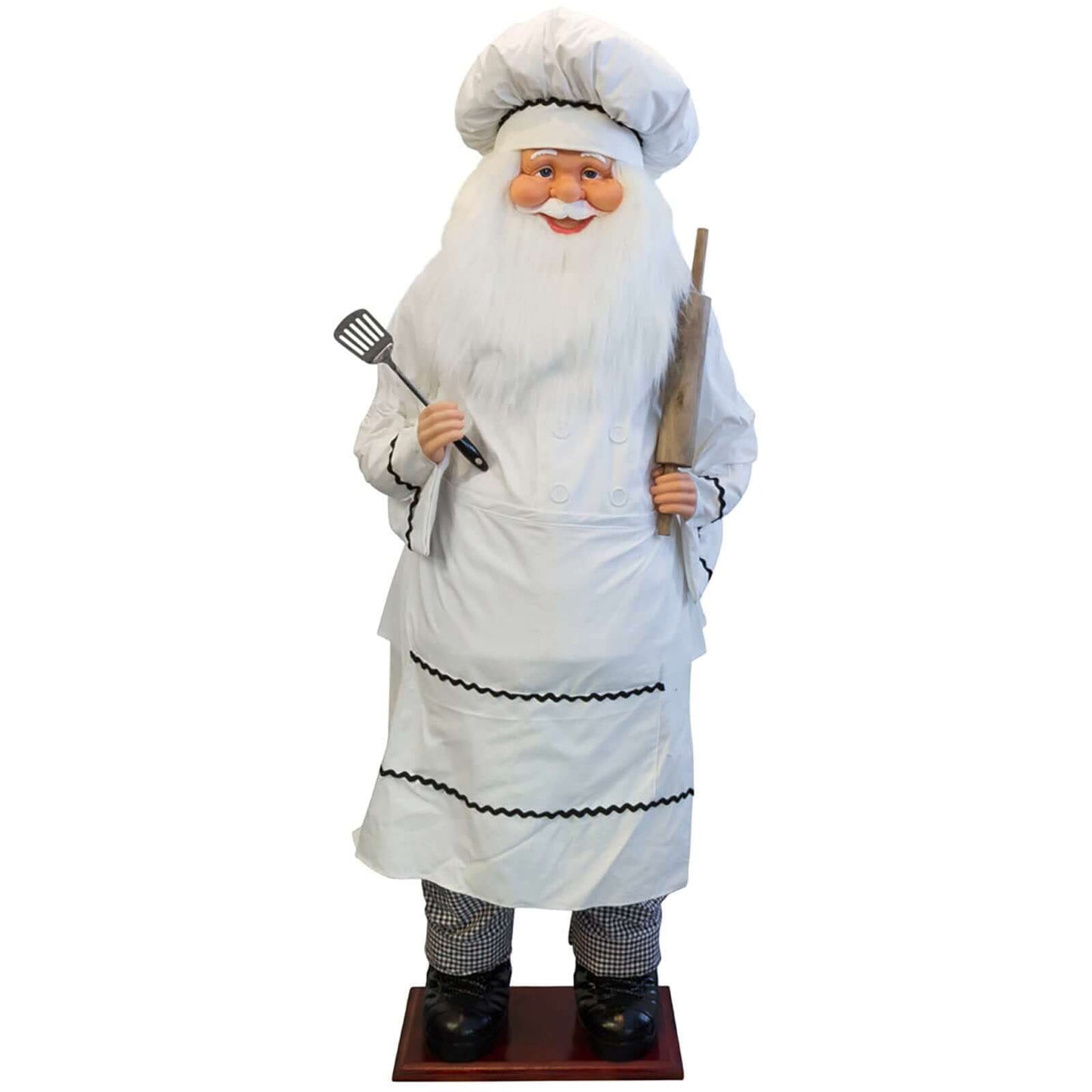 Papá Noel panadero 180 cm - tamaño natural