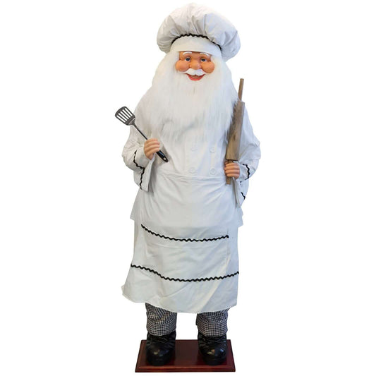 Weihnachtsmann Bäcker 180cm - Lebensgröße