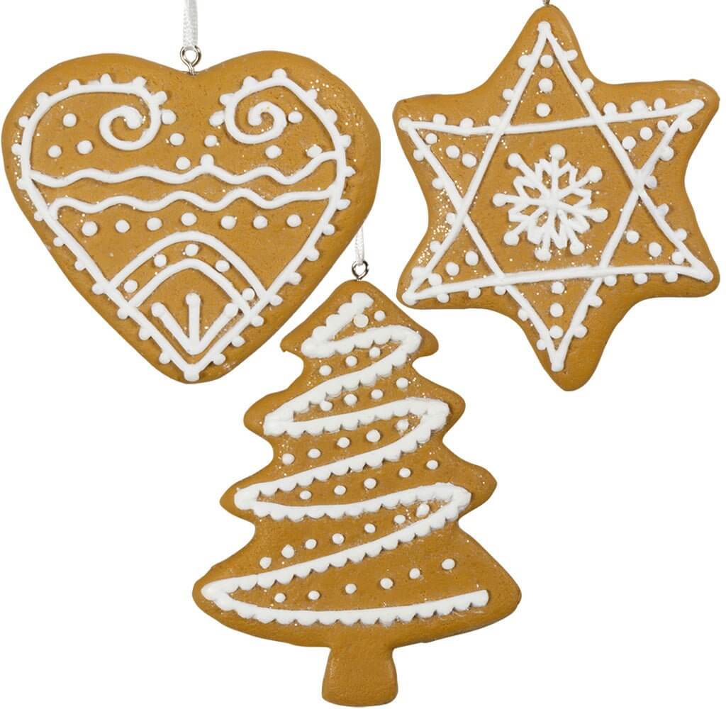 Baumschmuck Lebkuchen 11cm Polyclay