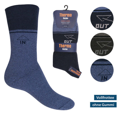 Thermo Baumwollsocken Herren 3er Pack