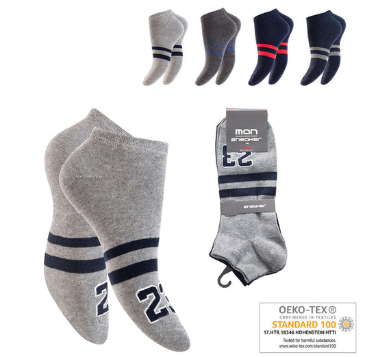 Sneakersocken Herren 4er Pack