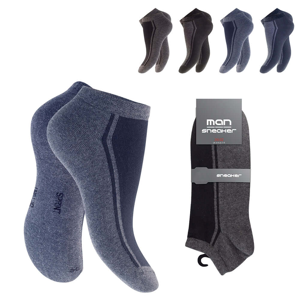 Sneakersocken Herren 4er Pack