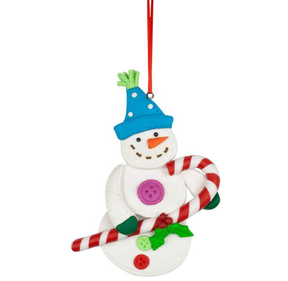 Baumschmuck Schneemann 12cm Polyclay