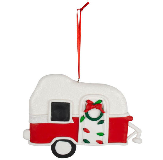 Baumschmuck Wohnwagen 11cm Polyclay