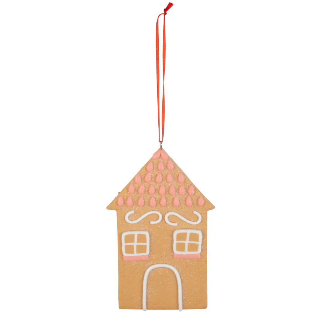 Baumschmuck Lebkuchenhaus 12cm Polyclay