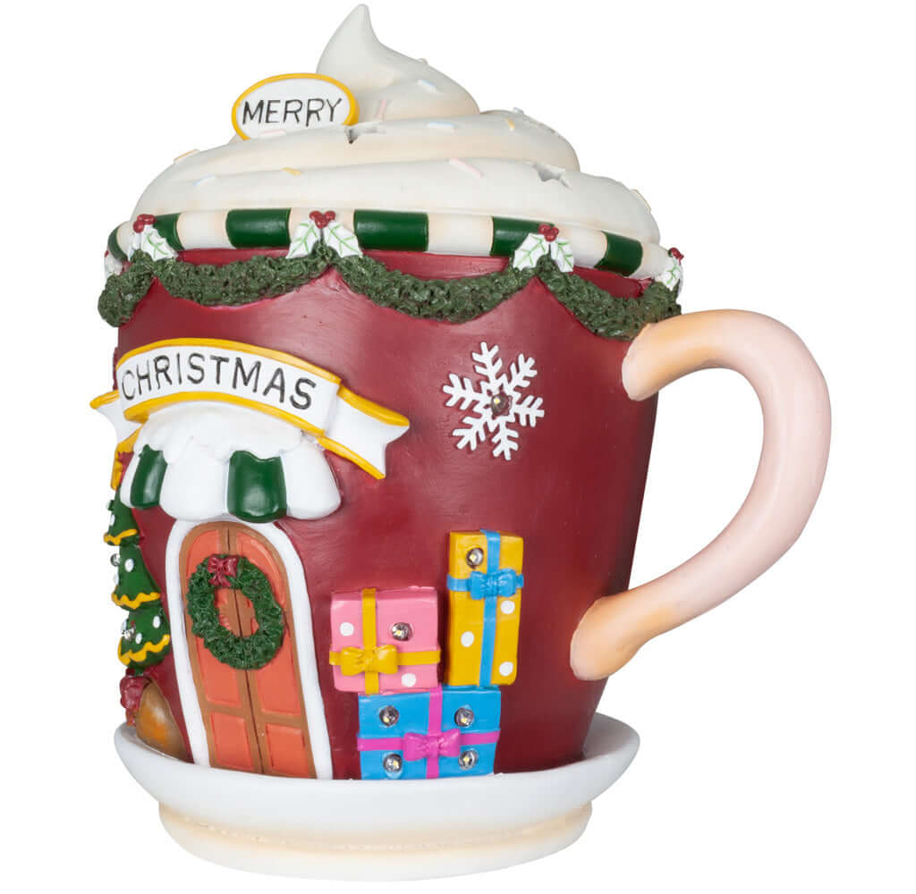 LED Weihnachtsdeko Tasse 31cm