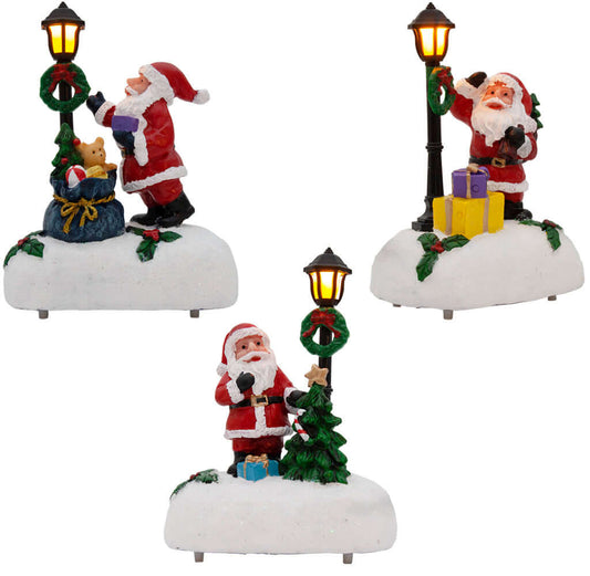 Tischdeko LED Winterlandschaft 12cm, 3 Designs sortiert