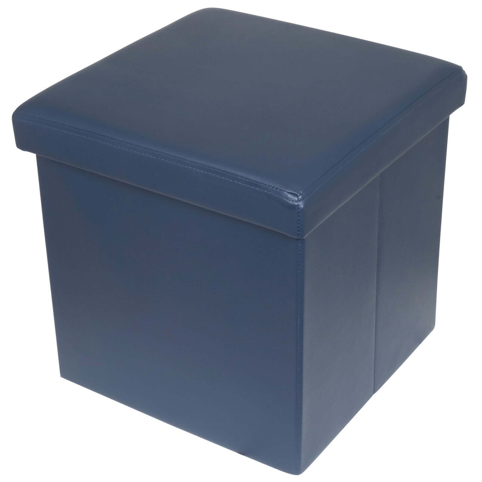 Sitzhocker faltbare Aufbewahrungsbox 50l blau