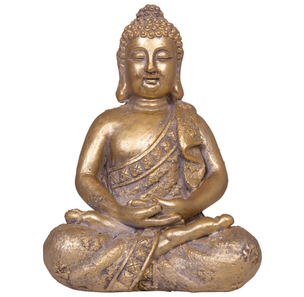 Garten Dekofigur Buddha Statue 37cm