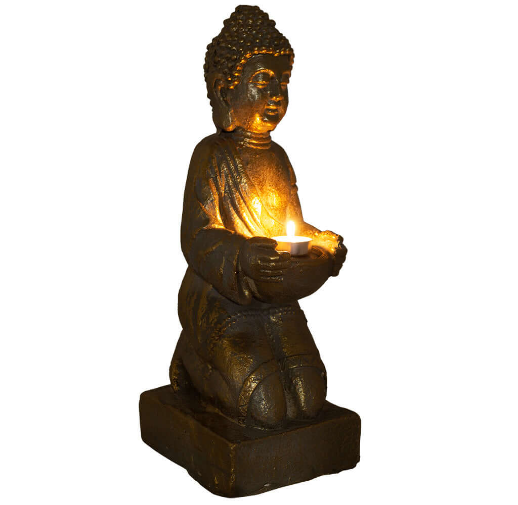 Garten Dekofigur Buddha Statue 35cm