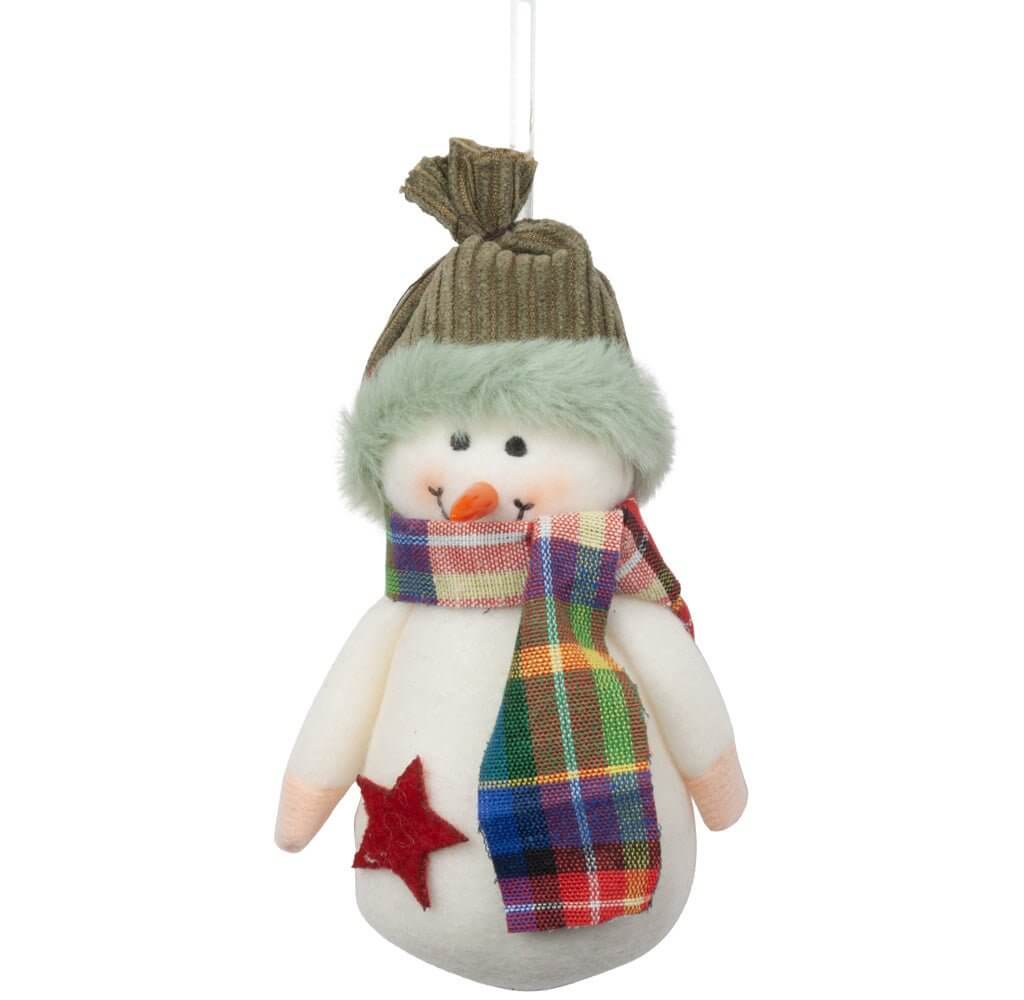 Baumschmuck Schneemann 14cm Stoff