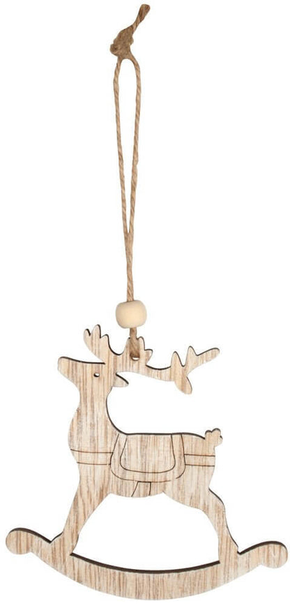 Baumschmuck Hirsch 10cm Holz