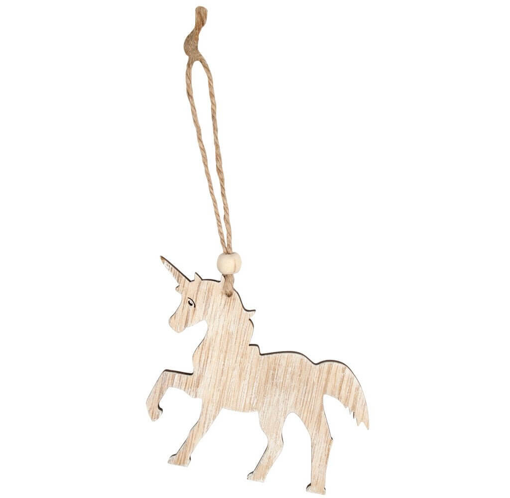 Baumschmuck Einhorn 10cm Holz