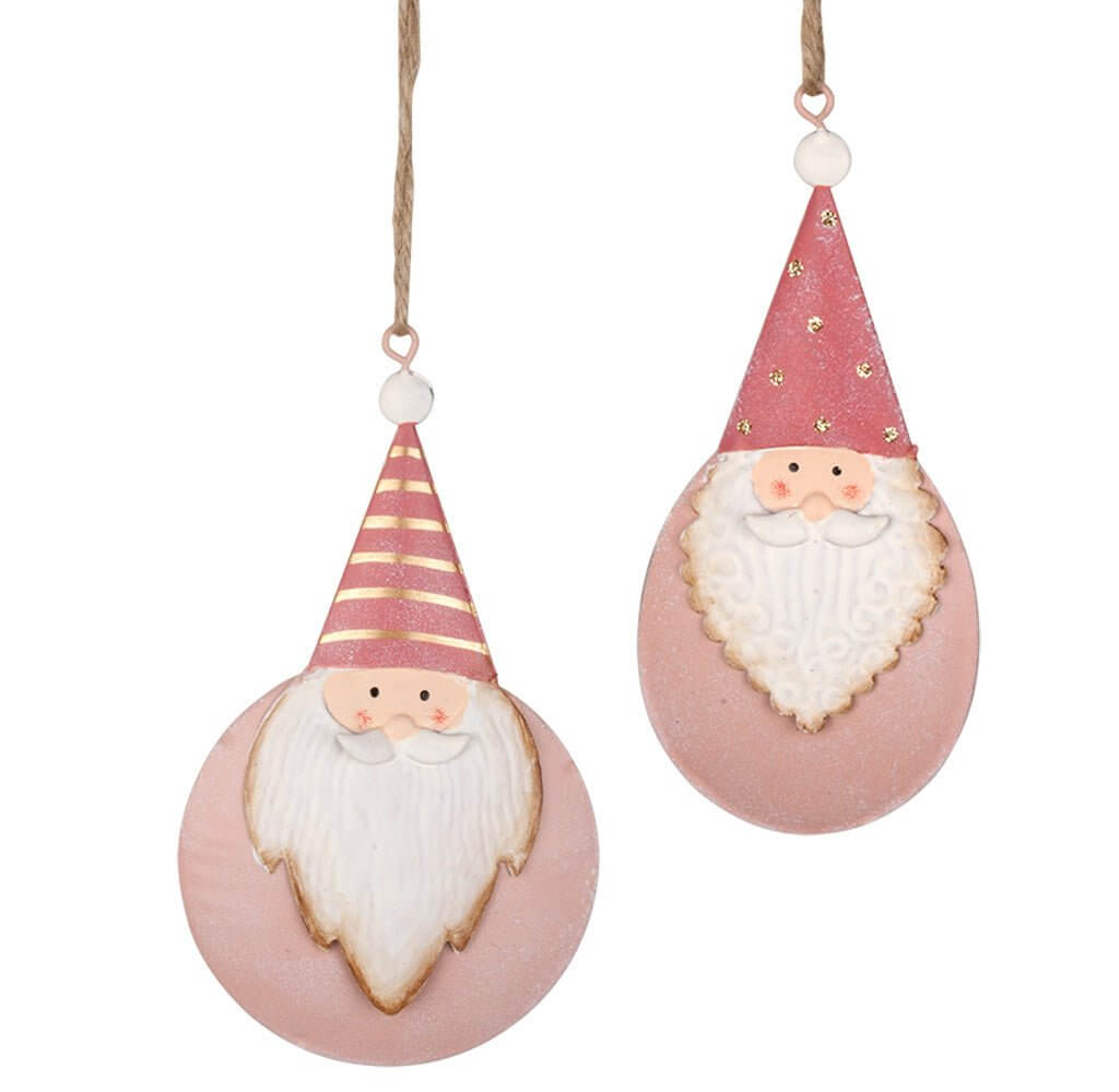 Baumschmuck Santa 13cm Metall