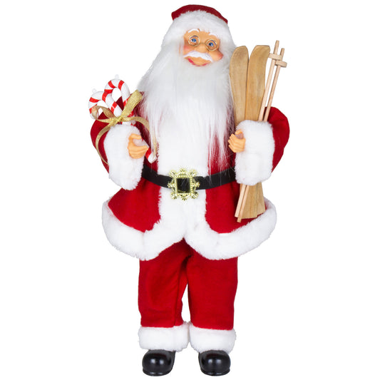 Papá Noel animado 45cm con caja de música