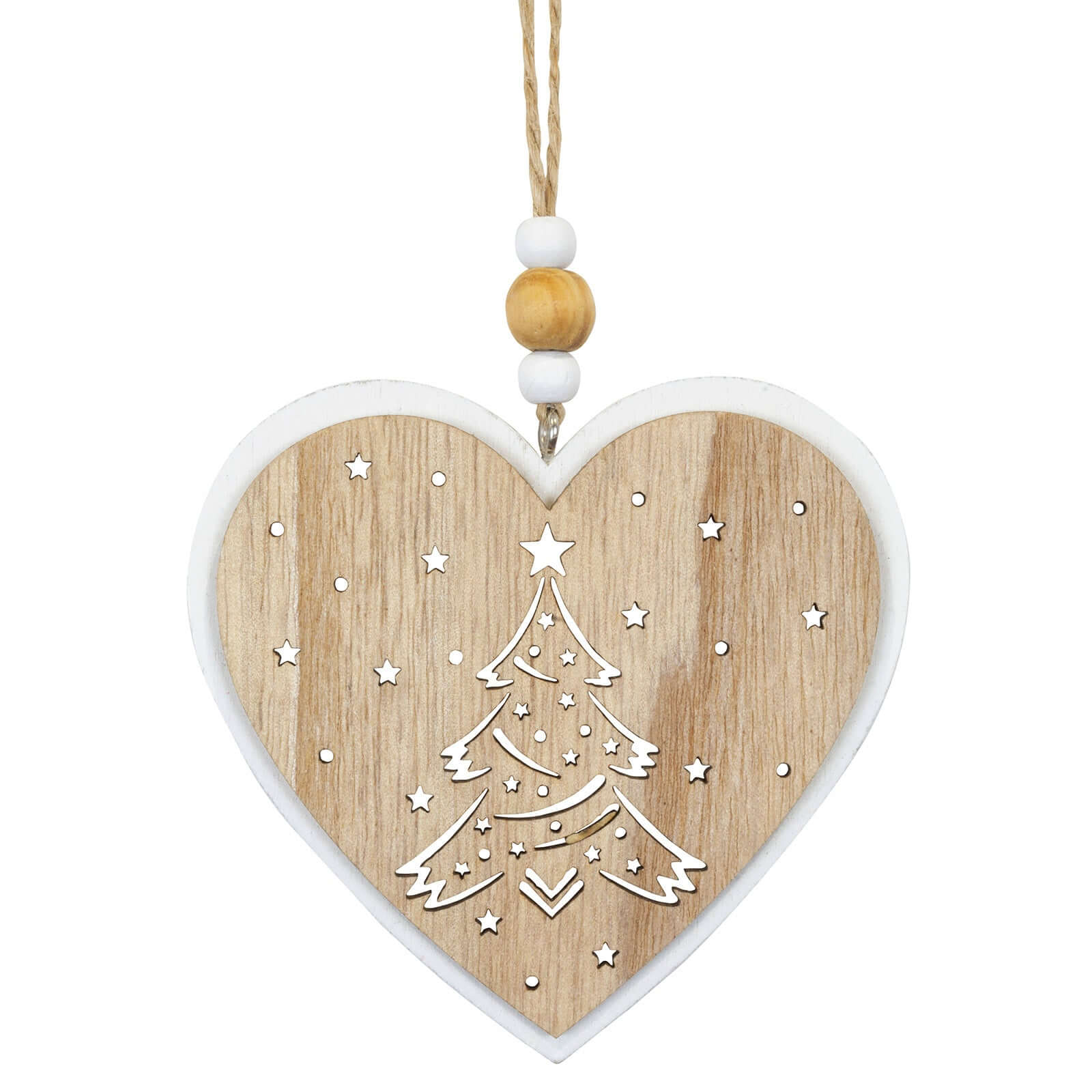 Baumschmuck Holz, 3 Designs, 11cm