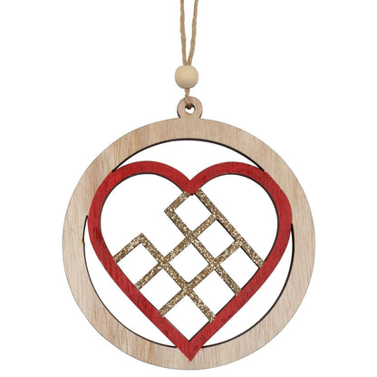 Baumschmuck Holz, 3 Designs, 11cm