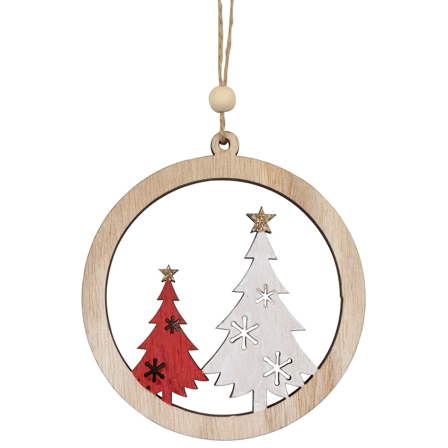 Baumschmuck Holz, 3 Designs, 11cm