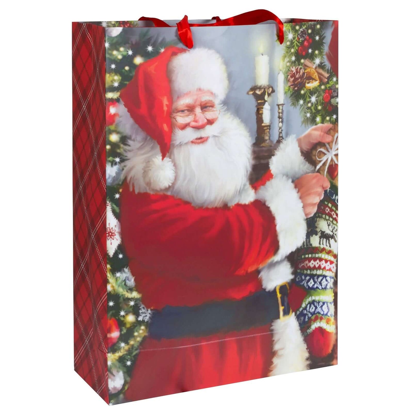 Weihnachtstüte Geschenktüte 72cm Santa