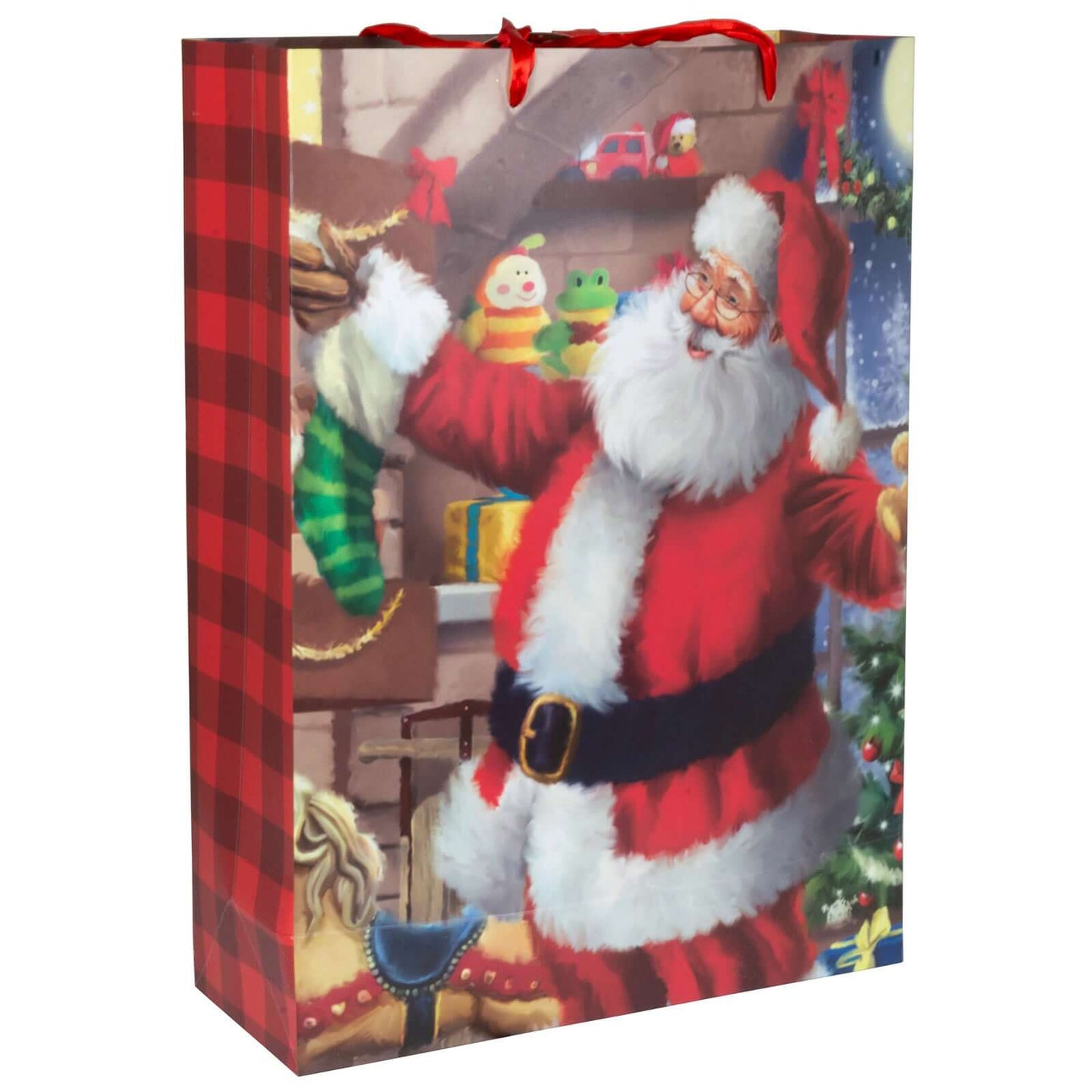 Weihnachtstüte Geschenktüte 72cm Santa