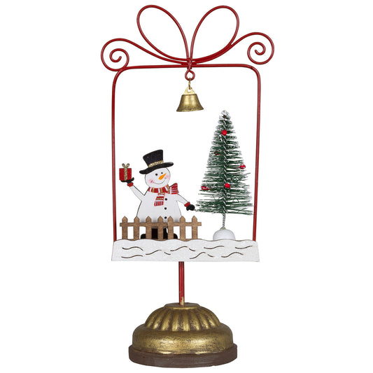 Table decoration Christmas gift package 24cm