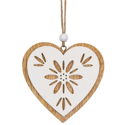 Baumschmuck Holz, 3 Designs, 11cm