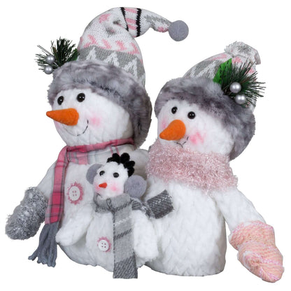 Schneemann Familie 26cm(36cm)