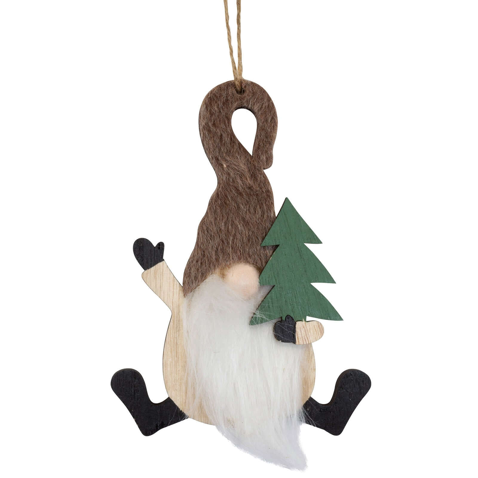 Baumschmuck Holz, 2 Designs, 15cm