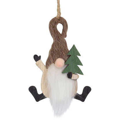 Baumschmuck Holz, 2 Designs, 16cm