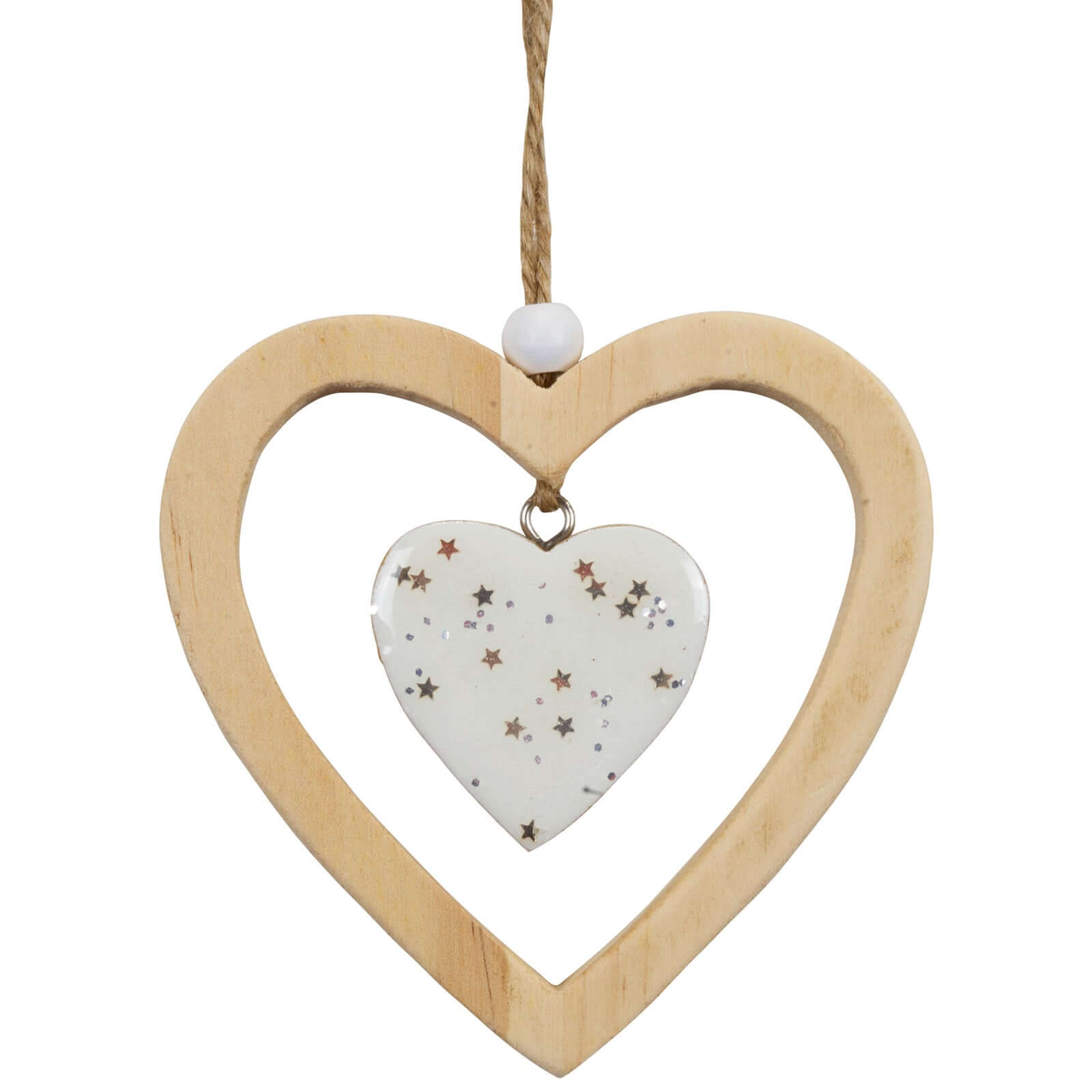 Baumschmuck Holz, 3 Designs, 10cm