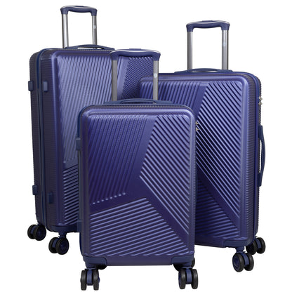 Set de maletas ABS de 3 piezas Alcudia azul