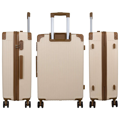 Set di valigie ABS 3 pezzi Barbados beige