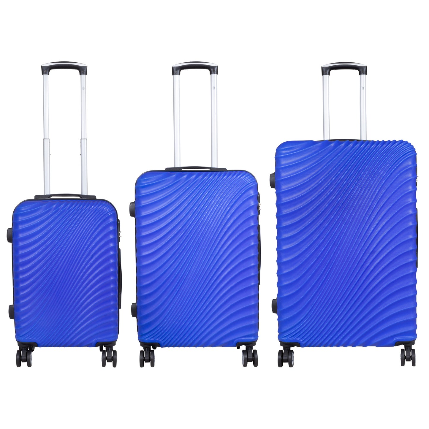 ABS luggage set 3-piece Padua blue