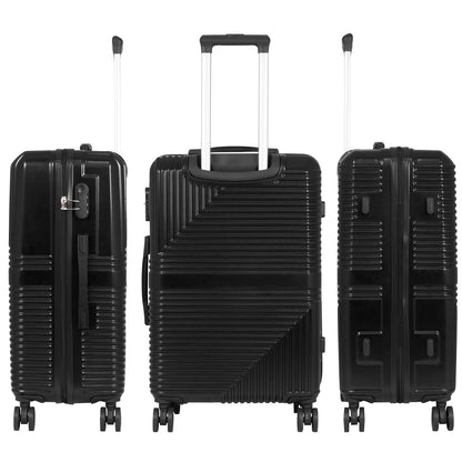 Set di valigie ABS 3 pezzi Barcelona nero