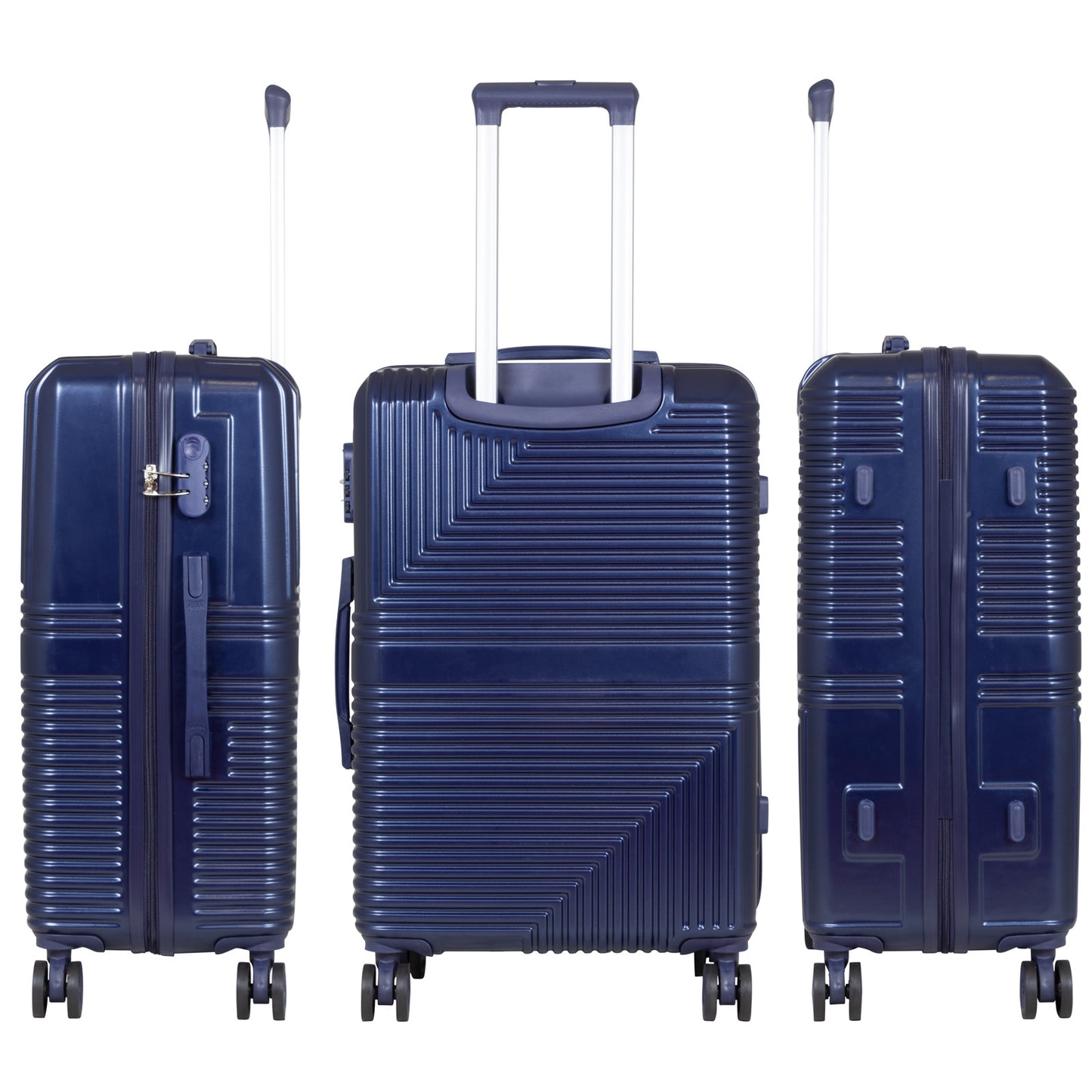 Set de maletas ABS de 3 piezas Barcelona azul