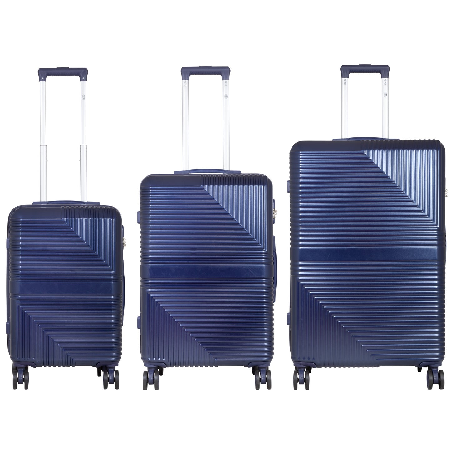 Set de maletas ABS de 3 piezas Barcelona azul