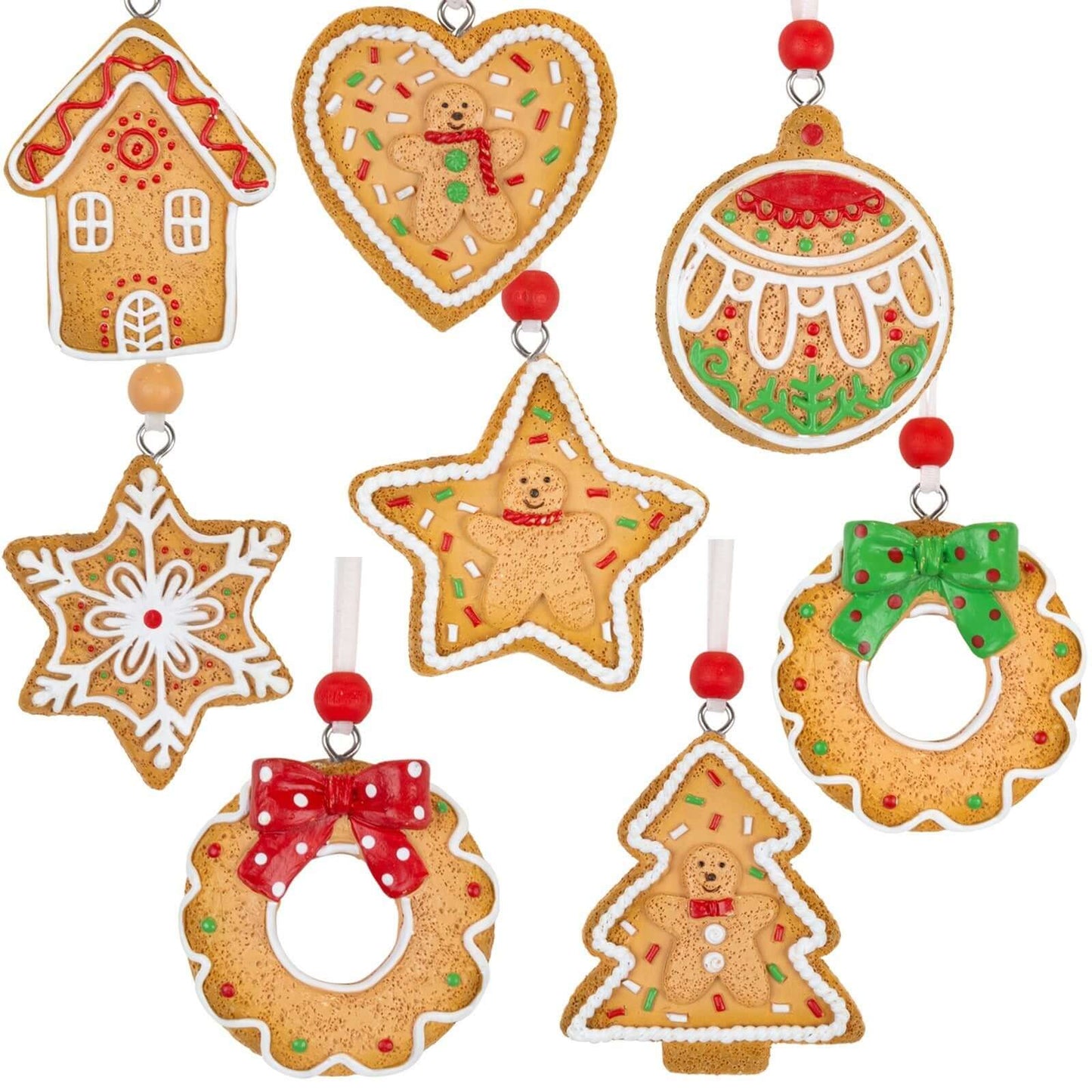 Baumschmuck Polyclay, 9 Designs, 6cm