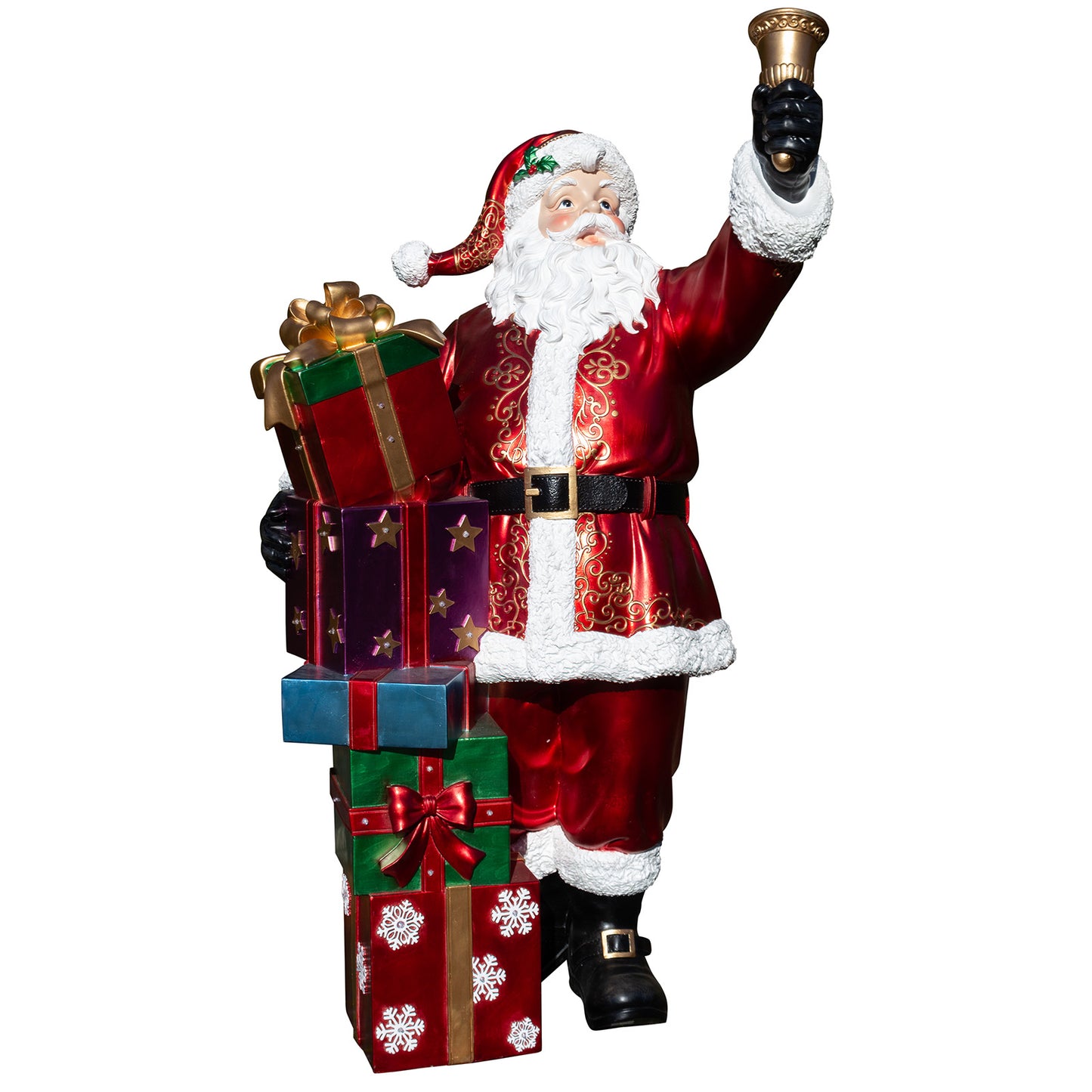 Papá Noel LED de exterior XL de 152 cm