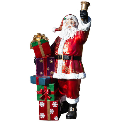 Papá Noel LED de exterior XL de 152 cm