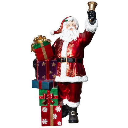 Papá Noel LED de exterior XL de 152 cm