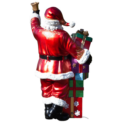 Papá Noel LED de exterior XL de 152 cm