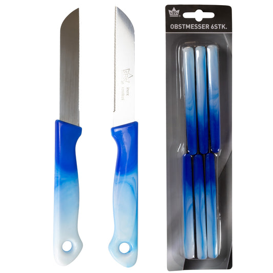 Allzweckmesser Set 6tlg blau