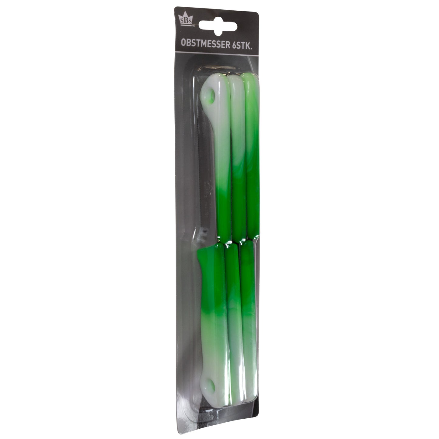 Set de cuchillos multiusos de 6 piezas en verde