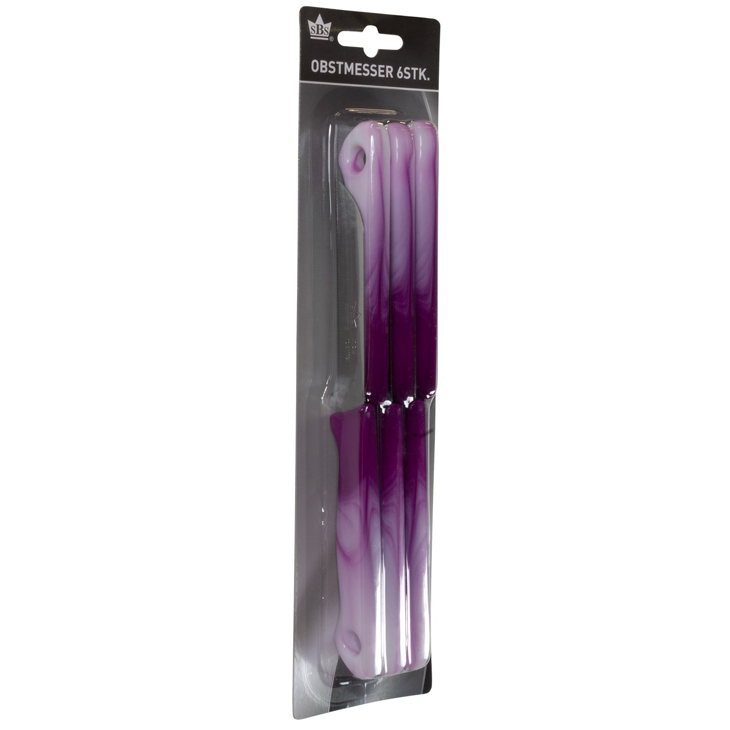 Set de cuchillos multiusos 6 piezas morado